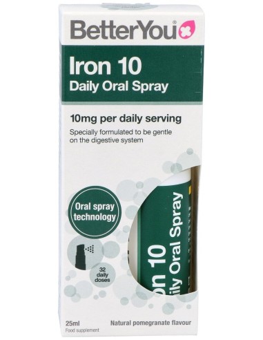 Iron 10 Hierro Spray Oral 25Ml.