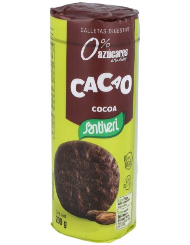 Galletas Digestive Cacao 0% Azucares 200Gr.