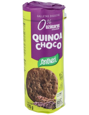 Galletas Digestive Quinoa Choco 0% Azucares 175Gr