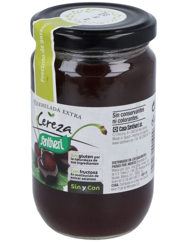 Mermelada Extra De Cereza Con Fructosa 325Gr.