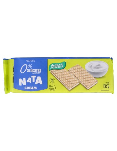 Galletas Rellenas Nata 0% Azucares 120Gr.