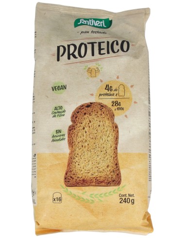 Pan Tostado Proteico 240Gr. Vegan