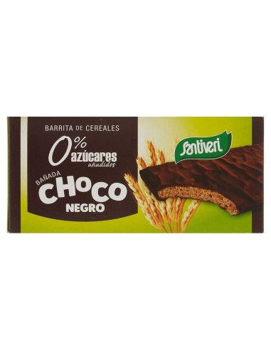 Santiveri Barritas De Cereal Con Chocolate Negro 12Uds