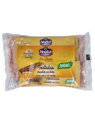 Santiveri Noglut Tostadas Bañadas Con Chocolate Leche 102G