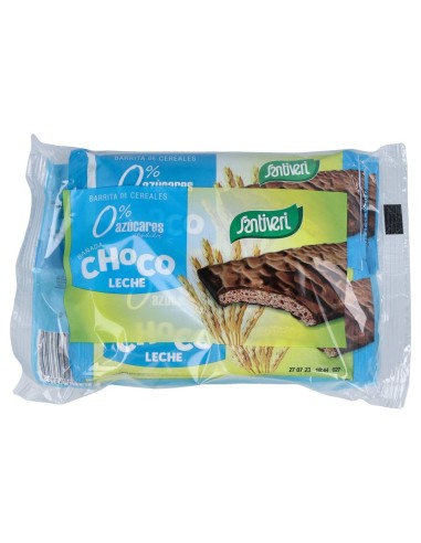 Santiveri Barritas De Cereales 0% Azucares Choco Leche 6X17G