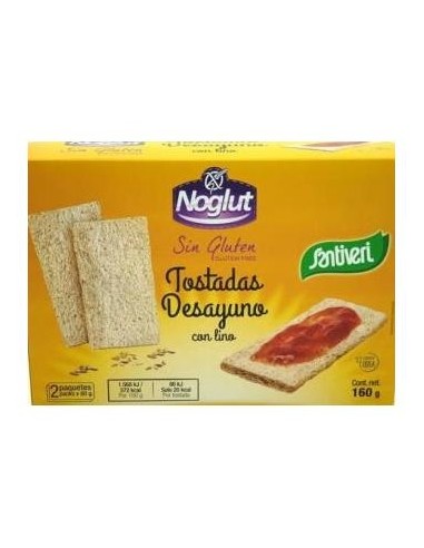 Santiveri Noglut Tostadas Desayuno 2X80G