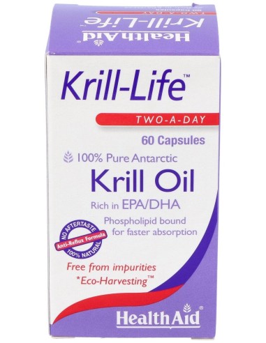 Healthaid Krill Life 60 Cápsulas