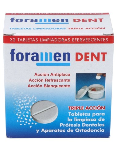 Foradent Tableta De Limpieza Para Protesis 30Ud.