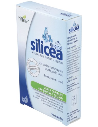 Hübner Silicea + Biotina + Selenio 30 Cáps.