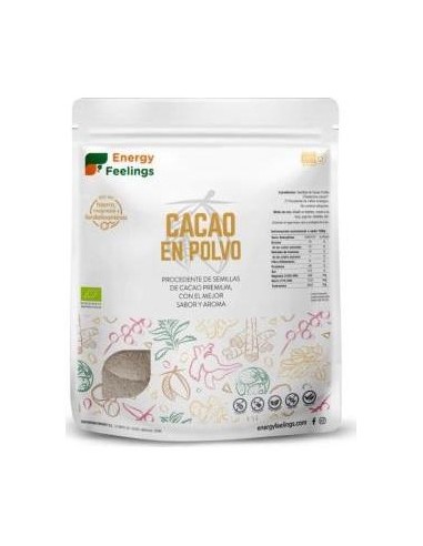 Cacao Polvo 1Kg. Eco Vegan Sg