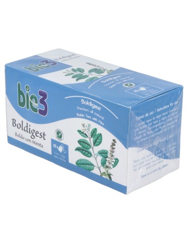 Bio3 Boldigest Boldo Con Menta 25 Filtros