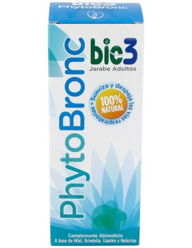 Bio3 Phytbronc Jarabe Adultos 100% Natural 210G