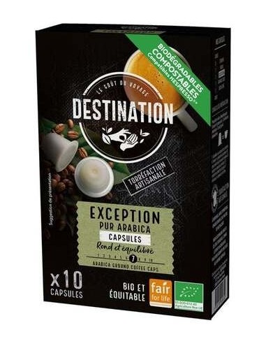 Destination Exception Pur Arabica Exception Bio 10Uds