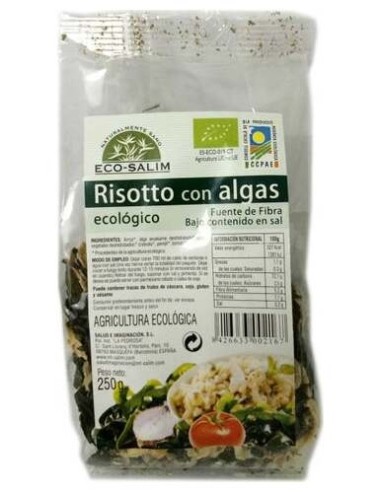 Risotto Con Algas 250Gr. Bio Vegan