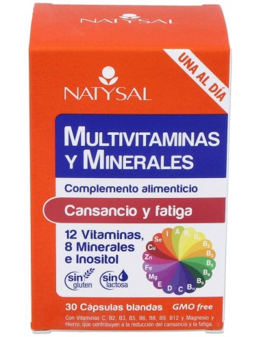 Natysal Multivitaminico Mineral 30 Cápsulas