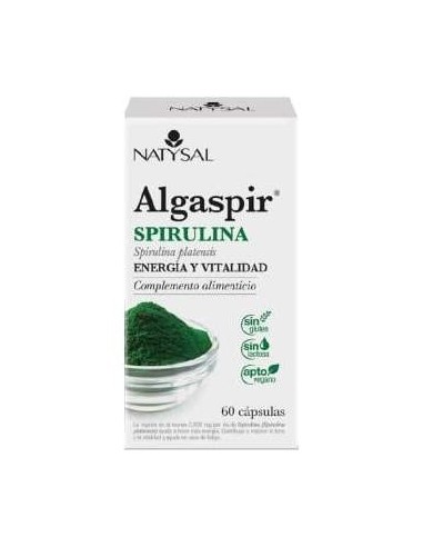 Algaspir Espirulina 60Cap. Sg Vegan