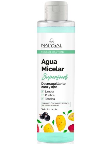 Natysal Agua Micelar Superfoods Cara Y Ojos 200Ml