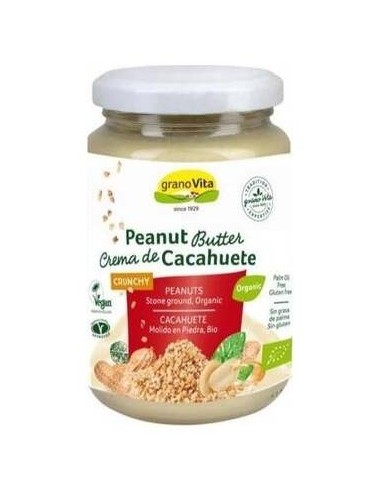 Granovita Crema Cacahuetes Crunchy Bio 350G