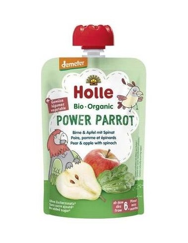 Smoothie Power Parrot Pera-Espinacas 6Meses 100Gr.