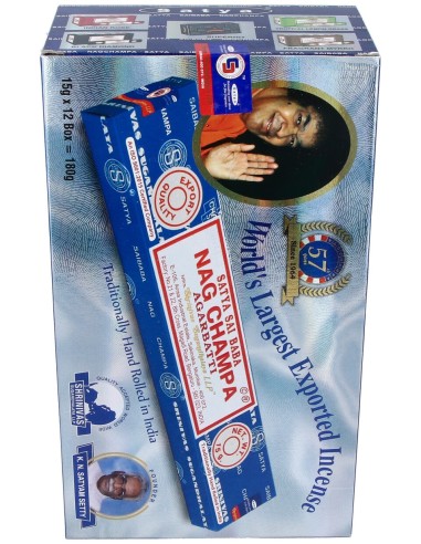 Nag Champa Incienso Satya Agarabatti Classic 12X15G