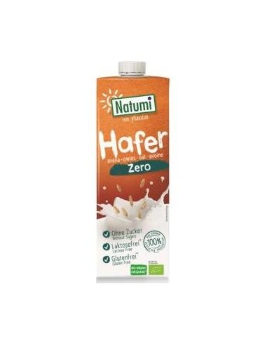 Bebida Vegetal De Avena Zero 1Lt. Bio Sg Vegan