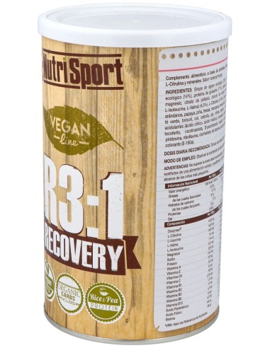 Nutrisport Vegan R3:1 Recovery Naranjamango 600G