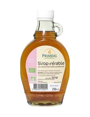 Priméal Sirope Arce Grado C Bio 250Ml