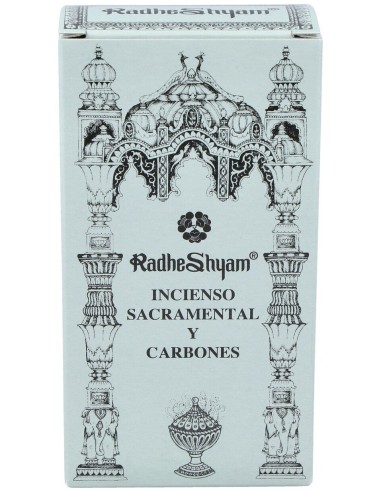 Radhe Shyam Incienso Sacramental Y Carbones 100G