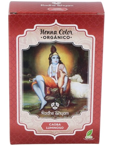 Radhe Shyam Henna Caoba Luminoso Polvo 100G