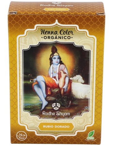 Radhe Shyam Henna Rubio Dorado Polvo 100G