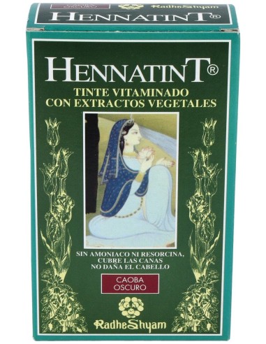 Radhe Shyam Hennatint Caoba Oscuro 60Ml