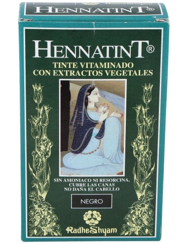 Radhe Shyam Hennatint Negro 60Ml