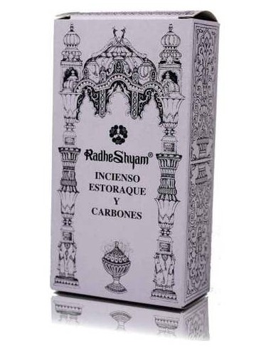 Radhe Shyam Incienso Estoraque Carbones 100G