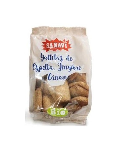 Galleta De Espelta Jengibre Y Cañamo 200Gr. Bio