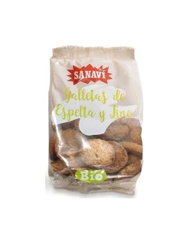 Sanavi Galletas Integrales Con Espelta Y Lino Bio 200G