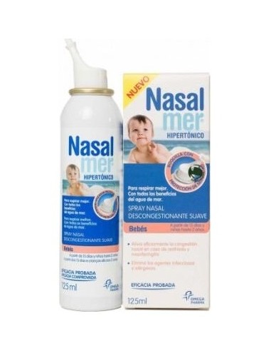 Nasalmer® Spray Nasal Hipertónico Bebés 125Ml