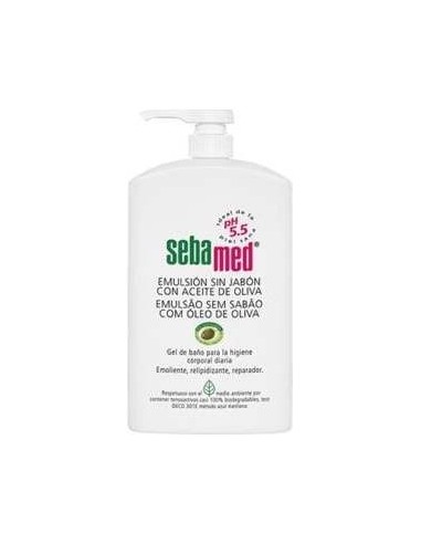 Emulsion Sin Jabon Aceite Oliva Gel De Baño 1L.