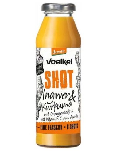 Voelkel Shot De Jengibre Curcuma Naranja Acerola Limon 280Ml