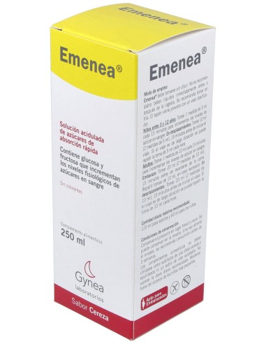 Emenea®  Jarabe Simple Sabor Cereza 250Ml