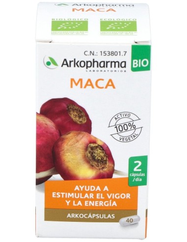 Arkocapsulas Maca Bio 40Caps