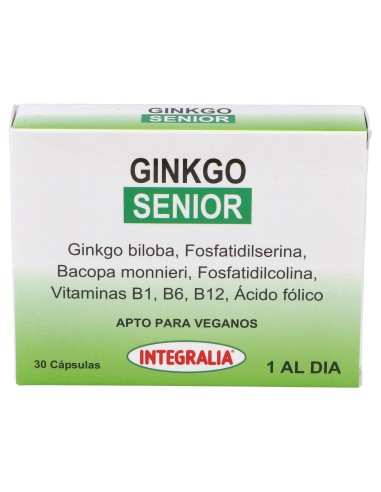 Integralia Ginkgo Senior Complemento Alimenticio 30 Comp