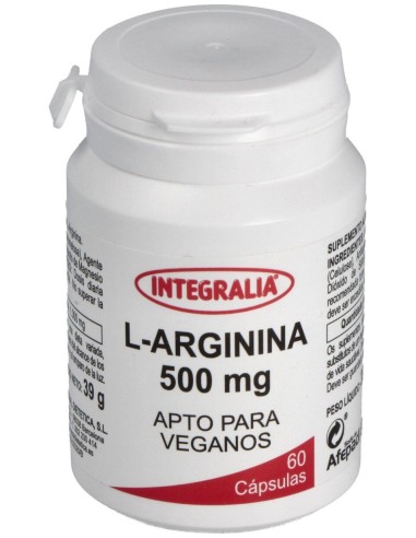 Integralia Arginina 500Mg 60Caps