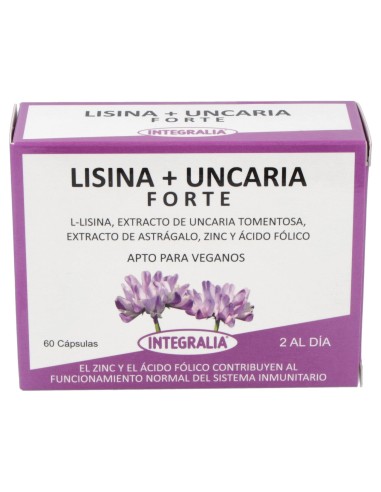 Integralia Lisina + Uncaria Forte 60Caps