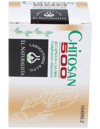 El Naturalista Chitosan 500 60 Capsulas