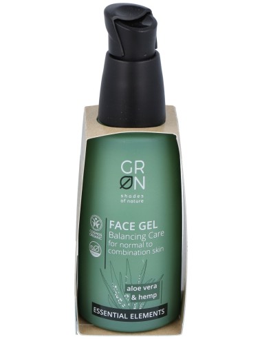 Grn Gel Facial Aloe Vera Cañamo 50Ml