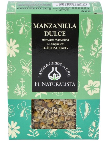 El Naturalista Manzanilla Dulce Infusión 30G