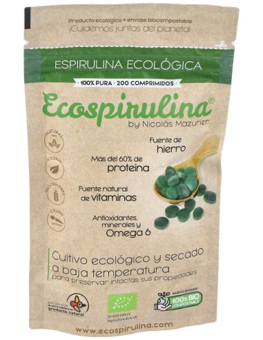 Ecospirulina Espirulina Pura 160Comp