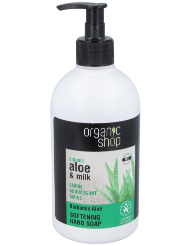 Organic Shop Jabón De Manos Suavizante Aloe De Barbados 500Ml