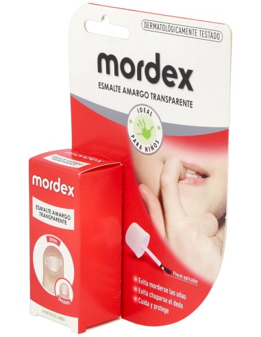 Mordex-X Esmalte Amargo Transparente 9Ml.