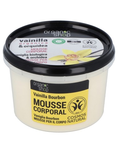 Organic Shop Mousse Corporal Vainilla Bourbon 250Ml